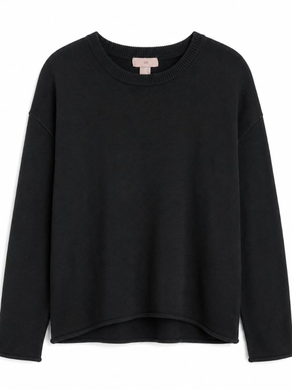 H&M Fine Knit Sweater Black (Size M)